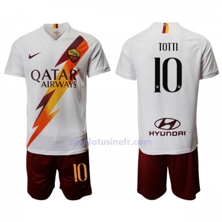 Maillot de Foot AS Roma TOTTI 10 Extérieur 2019-20 - Enfant